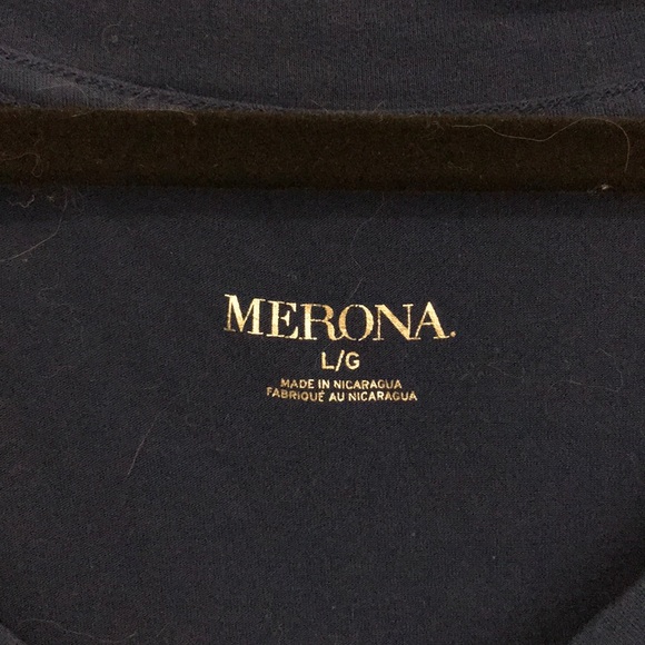 White and blue maxi skirt with matching blue top. - Picture 3 of 7